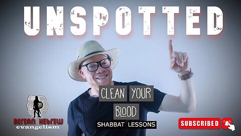 UN-SPOTTED | CLEAN YOUR BLOOD | SHABBAT LESSON |HEBREW FAITH#black #israelites#hebrew #caribbean