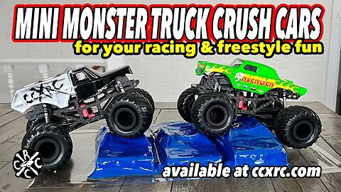 RC Mini Monster Truck Crush Cars For Your Racing & Freestyle Fun