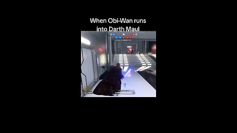 When Obi-Wan Runs into Darth Maul.