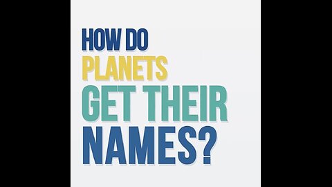 How do Planets get their names? | NASA Records | #universerevolution