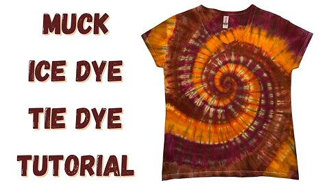 Tie-Dye Designs: Muck Ice Dye Spiral