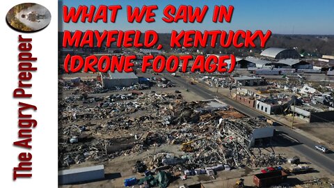 Drone Footage Of Mayfield, Kentucky