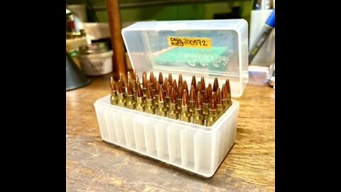 Reloading 223 Rem Match ammo.