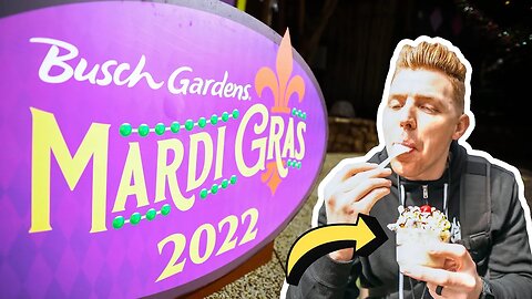 Full Tour & Review | Busch Gardens Mardi Gras 2022 Food, Parade, & Music