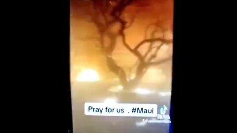 PRAY For The People Of Maui. 🙏 🙏 🙏 WERE THE FIRES STARTED BY DEWS?