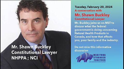 February 20, 2024 MST Zoom Meeting: Shawn Buckley