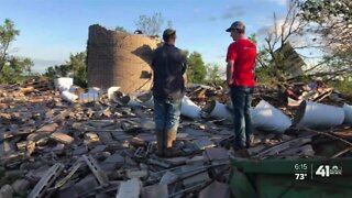 Linwood family works to rebuild farm destroyed by tornado