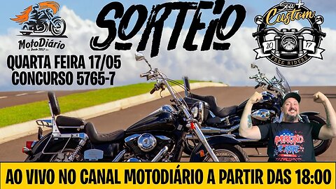 🍀 Sorteio ao vivo das MOTOS CUSTOM, Boulevard M800 e Vulcan VN 1500 🍀🍀