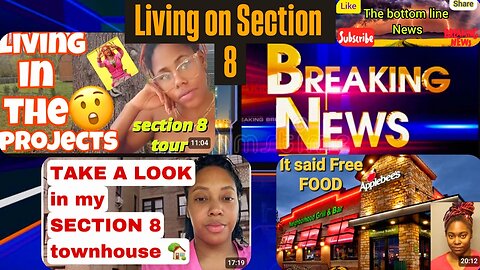 Living on Section 8! House Tour and Broke Applebee's Dating