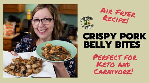 Crispy Pork Belly Bites| Air Fryer Recipe for Keto and Carnivore