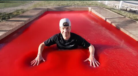 World_s_Largest_Jello_Pool-_Can_you_swim_in_Jello_( #Rumbel