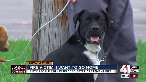 Family displaced by fire wonders when they'll get to go home