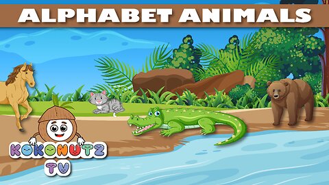 Phonics Alphabet Animals | Learn ABC for Children Nursery Rhyme | KokonutzTv