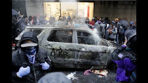 BREAKING NEWS: POLICE RUN OVER ANTI-POLICE PROTESTERS IN TACOMA WASHINGTON