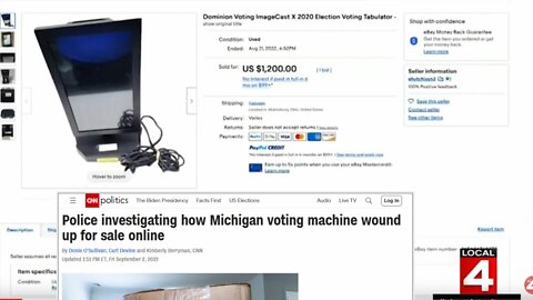 Sale of Dominion voting machine raises questions in Michigan