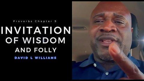 Fit2Fight4Christ Ministries INC presents; Invitations of Wisdom and Folly- Proverbs 9 #gospel