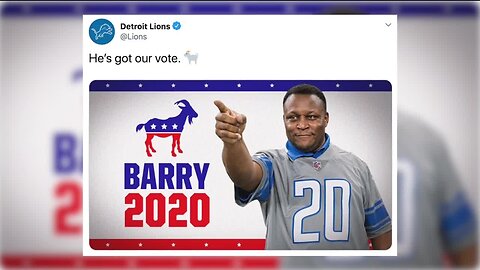 Barry Sanders, Garth Brooks joke about jersey response