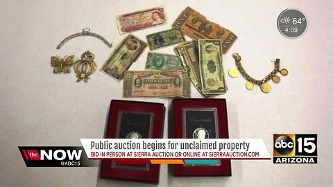 State officials auctioning off unclaimed property