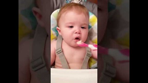 Funny Baby Videos eating