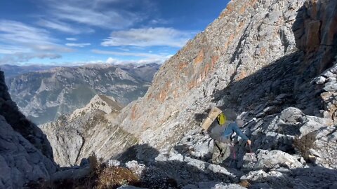 Day four of the hike through no man's land