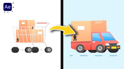 2D Delivery Motion Graphics Animation in After Effects Tutorials