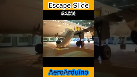 Watch Crazy #A320 Overwing Escape Slide Shooting #Aviaition #Fly #AeroArduino