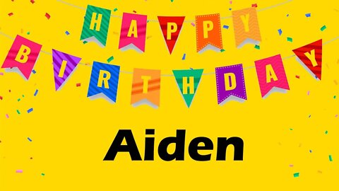 Happy Birthday to Aiden - Birthday Wish From Birthday Bash