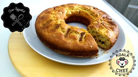 Figs chocolate and hazelnuts together in a delicious homemade cake!