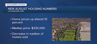 Home prices up 10% from last year