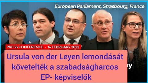 Az Európai Parlament Sajtótájékoztatója, Strasbourg, 2022.02.16.