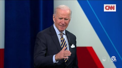 Biden hosts first presidential town hall