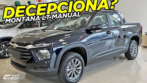 NOVA CHEVROLET MONTANA LT MANUAL 2023 VERSÃO BARATA ENTREGA POUCO OU É MELHOR OPÇÃO QUE FIAT STRADA?