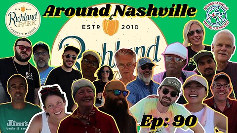 THINGS TO DO AROUND NASHVILLE - EP: 90 - RICHLAND PARK FARMERS MARKET @kreatehub5005 #vlog #fyp