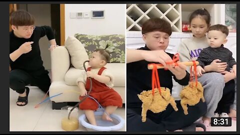 When You Have A Cute Naughty Kid - Funny Baby Video