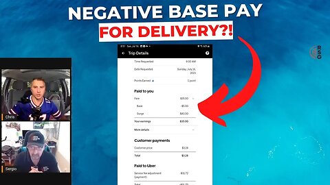 Uber NEGATIVE Base Fare Now In Deliveries?!?!