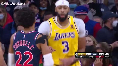 Anthony Davis Scary Hand Injury After Poster Dunk On Over Joel Embiid ! 😂