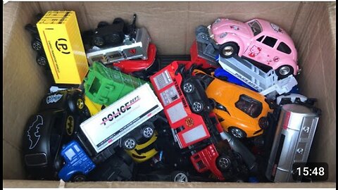 Review Box Full of Toy cars Truck Toy#