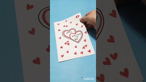 Birthday card idea #birthdaycard #handmadecards #viral #shorts #shortvideo