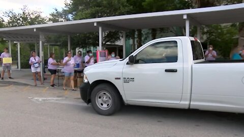 Bone marrow drive-through donor drive held for South Florida girl