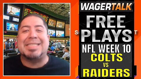 NFL Week 10 Picks Predictions & Odds | Colts vs Raiders Betting Preview | NFL Ratchet Free Play