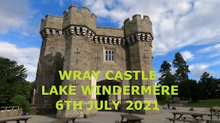 Wray Castle at Lake Windermere, Lake District