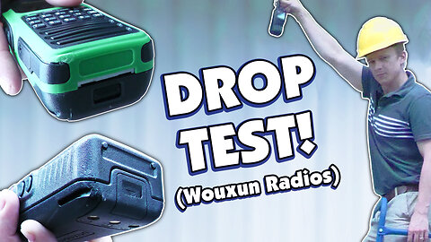 We Dropped 4 Wouxun Radios Onto Hard Concrete (Drop Test)