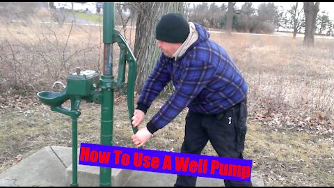 How to use a well pump | Survival | Water | Grid Down | Baptist Joshua