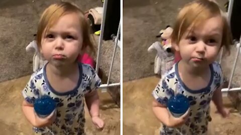 Toddler Rats Out Dad In Absolutely Hysterical Fashion