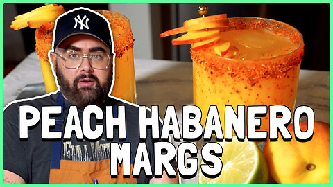 Sweet And Hot Margaritas! - Peach Habanero Margs | Kiki Kuisine