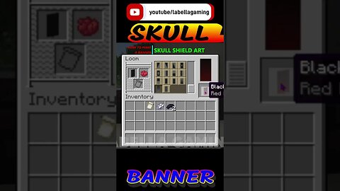 Shield Art Banner - Skull | Minecraft