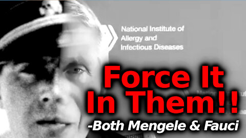 MENGELE VIBES: Tony Fauci & Jake Tapper Discuss Forcing Experimental Medical Procedures; Nuremberg 2