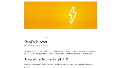 Power of God