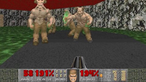 Doom II, DOS, 1995 - 100% Level 21, Nirvana