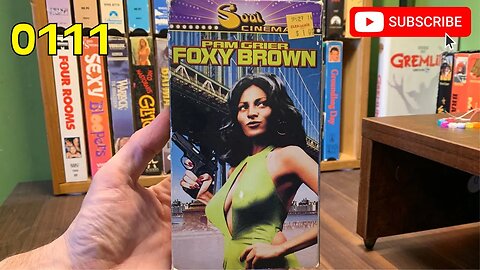 [0111] FOXY BROWN (1974) VHS [INSPECT] [#foxybrown #foxybrownVHS]